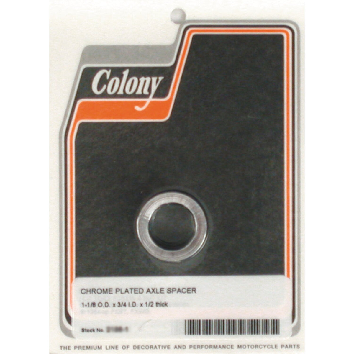 Colony univ. Axle spacer 1/2" long