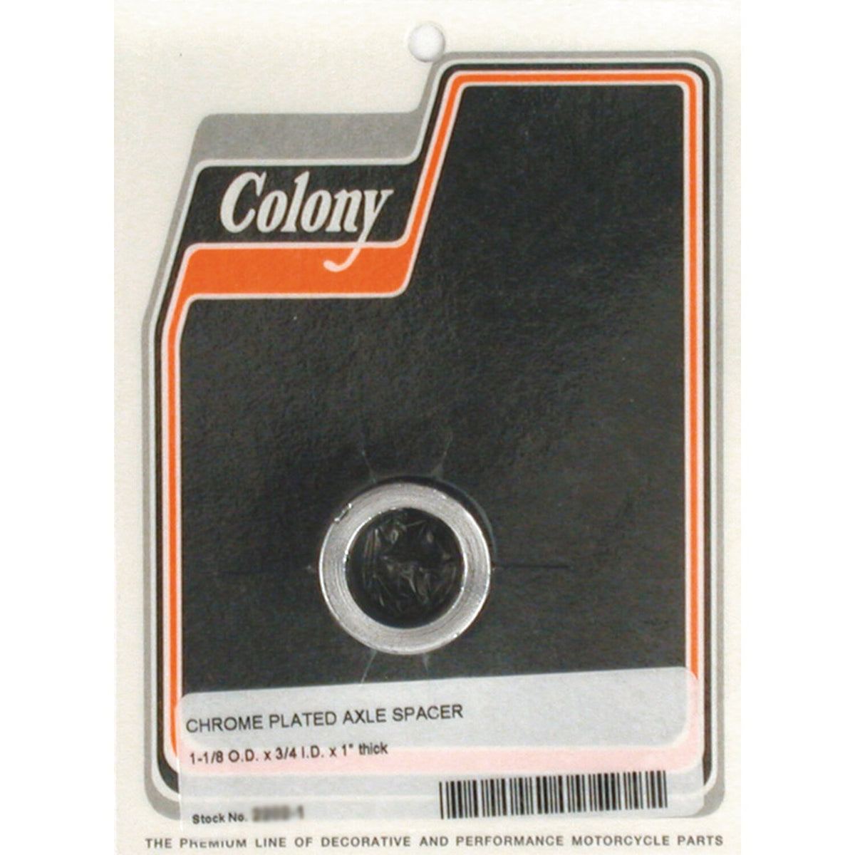 Colony univ. Axle spacers. 1" long