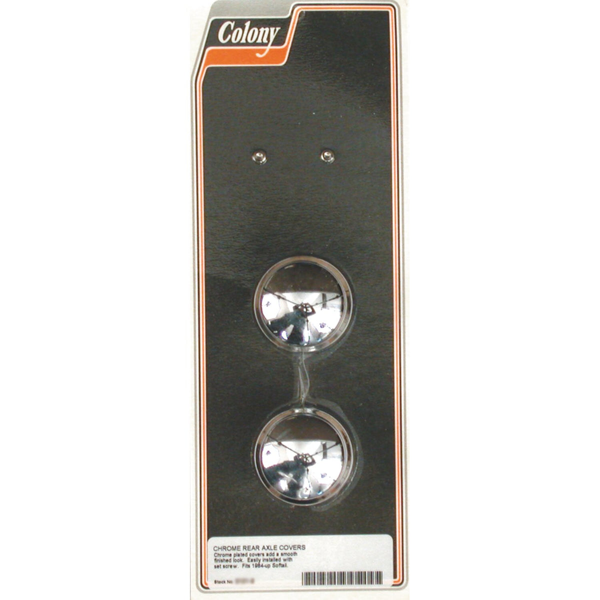 Colony rear axle nut covers