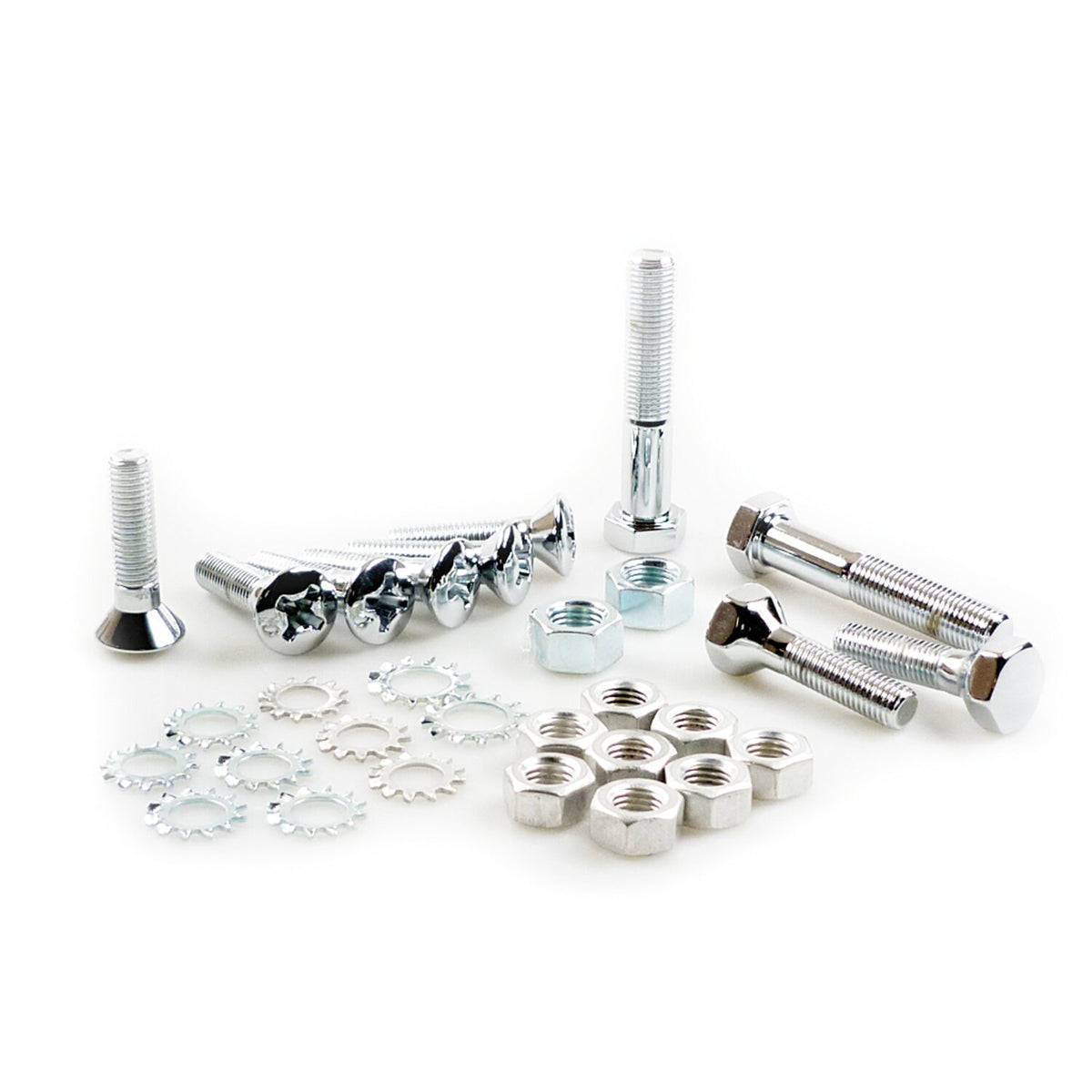 Colony, rear fender mount kit. Chrome