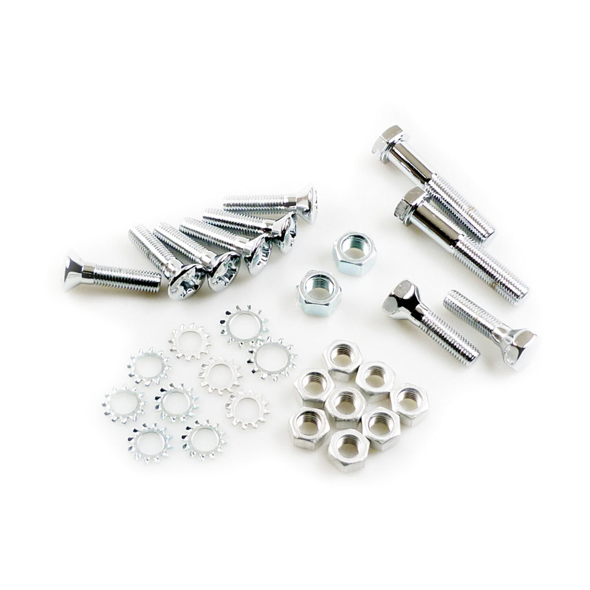 Colony, rear fender mount kit. Chrome