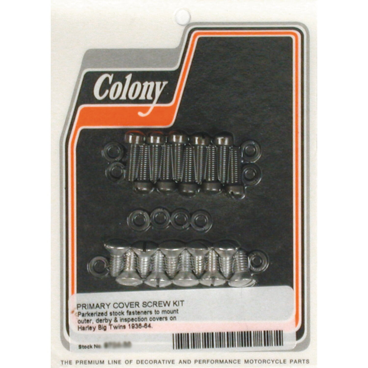 Colony primary mount kit slotted style, parkerized