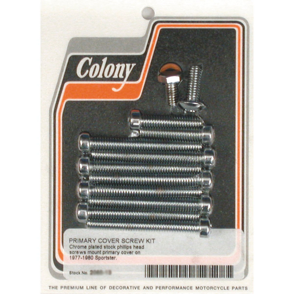 Colony primary mount kit phillips head, chrome