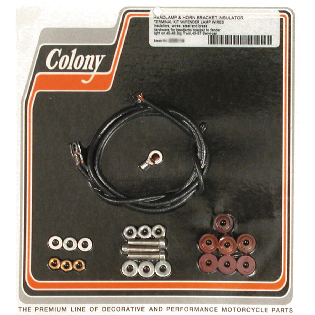 Colony, headlamp/horn/fender lamp terminal kit