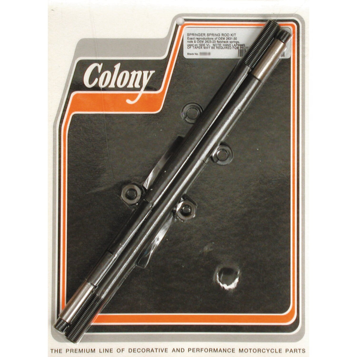 Colony springer spring rod kit