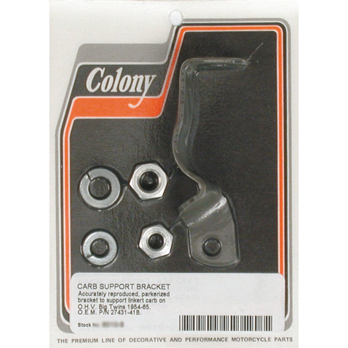 Colony linkert support bracket
