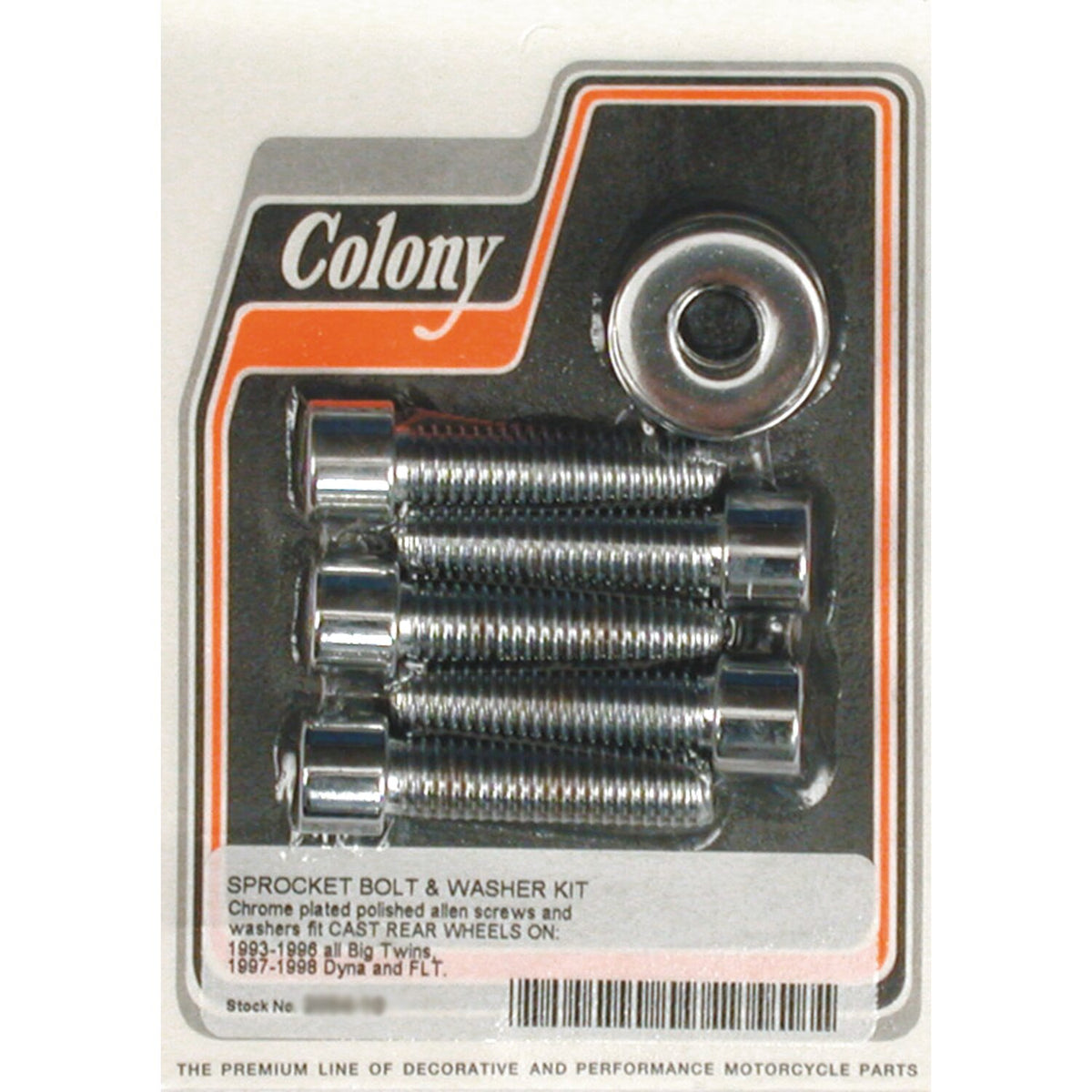 Colony 7/16 sprocket bolt kit