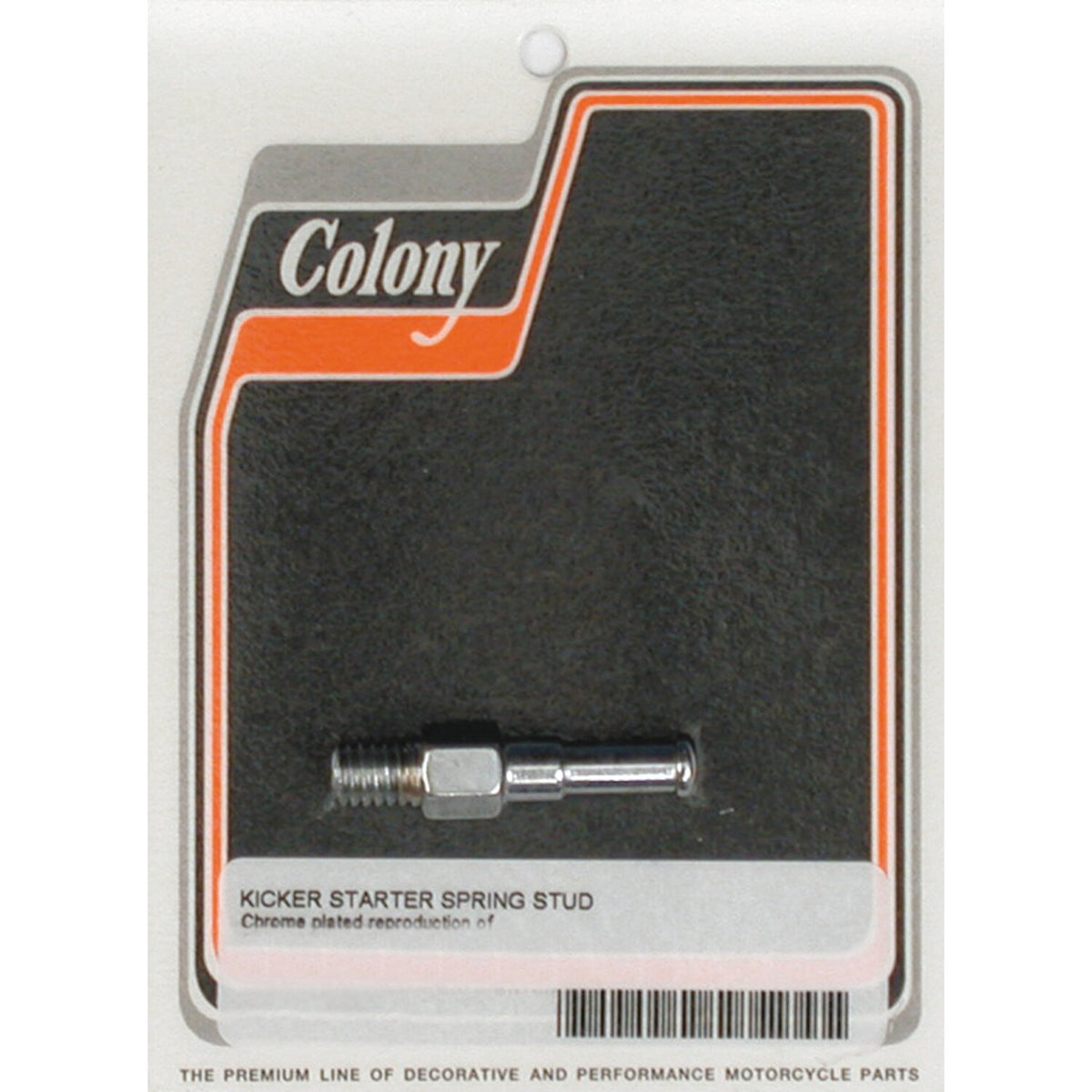 Colony, kickstart return spring stud. Chrome