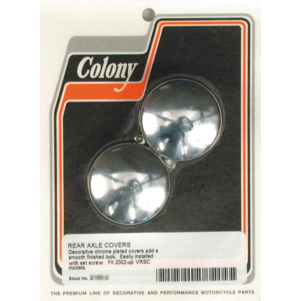 Colony V-Rod axle covers
