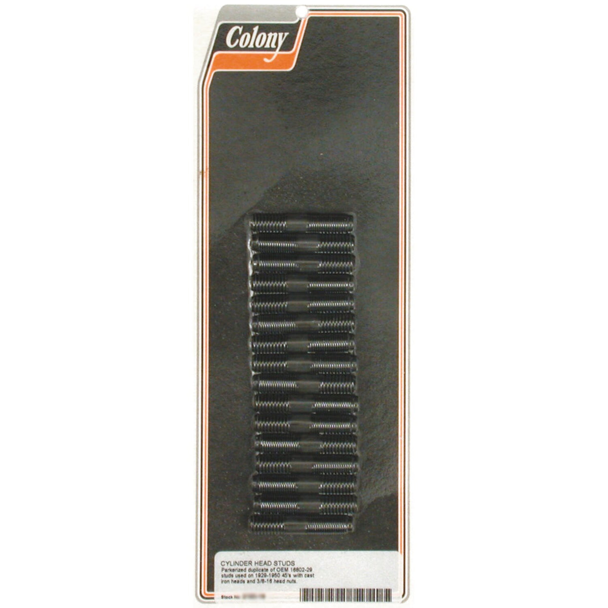 Colony, 45" cylinder head stud kit