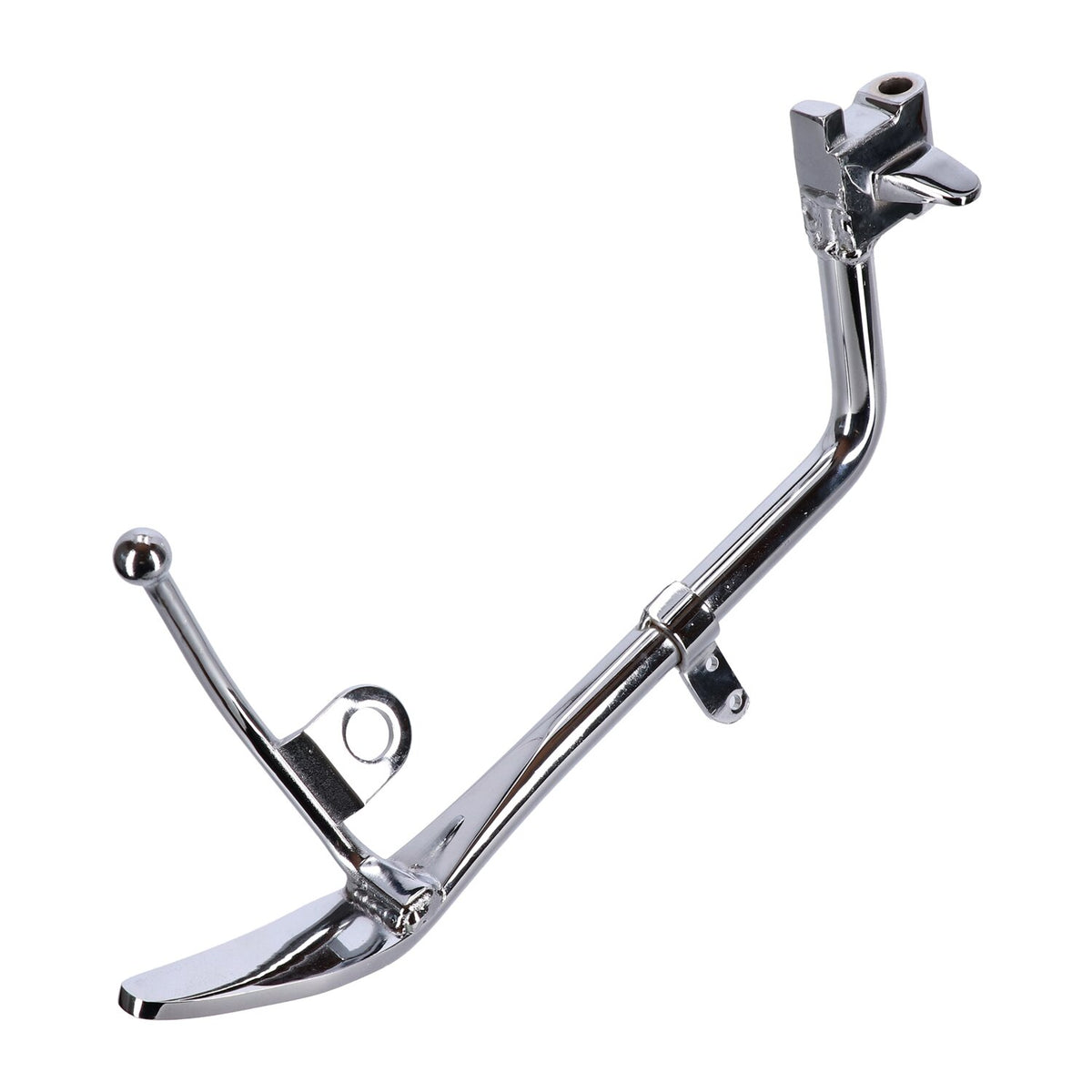 Jiffy stand STD length 'Ergo'. Chrome