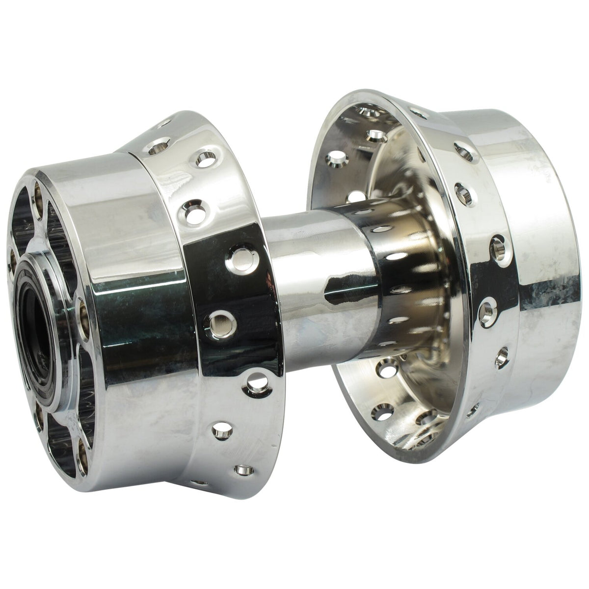 Rear wheel hub, chrome