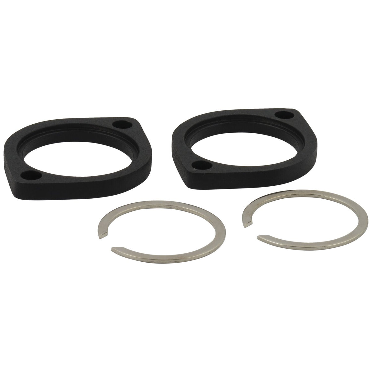 Exhaust flange and retainer kit. Black