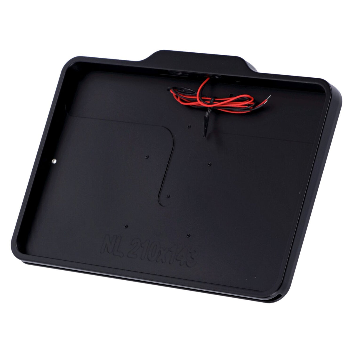 DMP, license plate frame with light 5.0 NL BE. Matte black