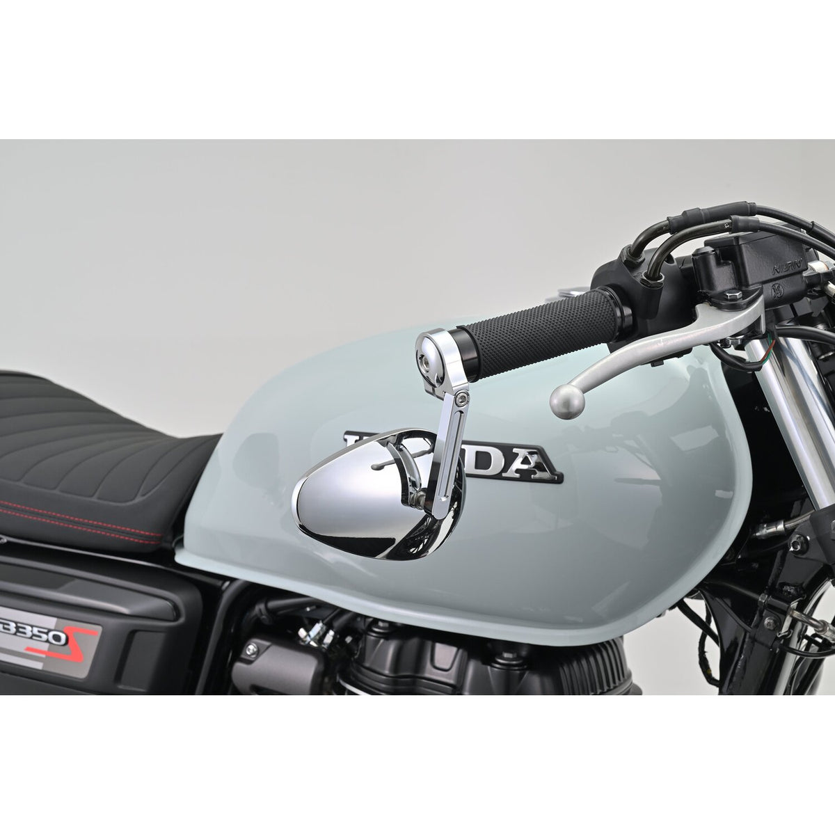 Daytona, bar end mirror adaptor set. Chrome
