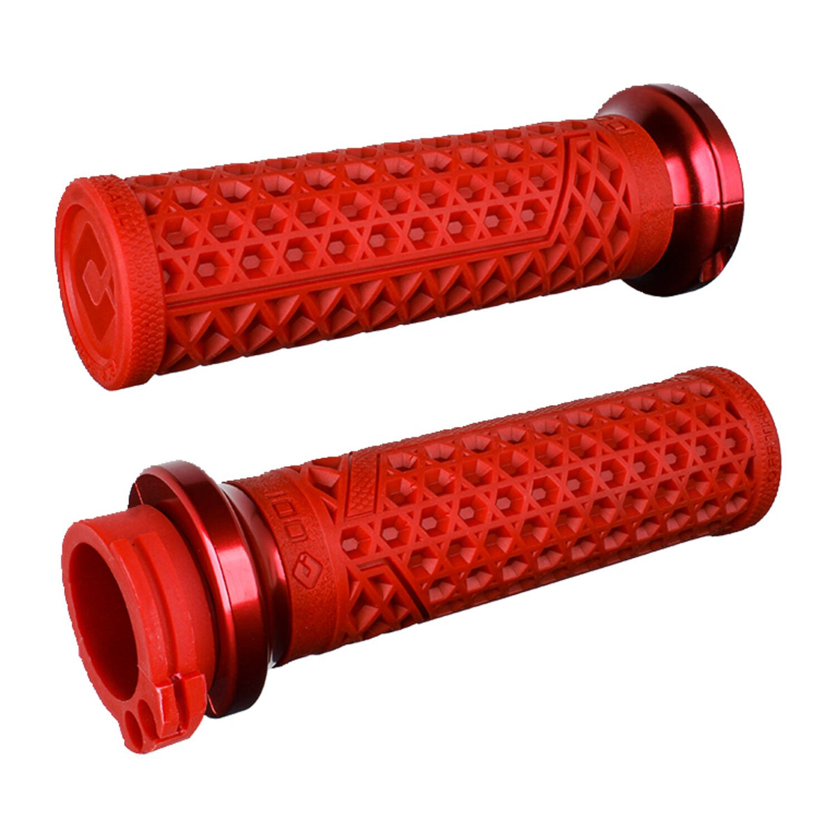 ODI, V-twin lock-on grips vans signature, cable. dark red