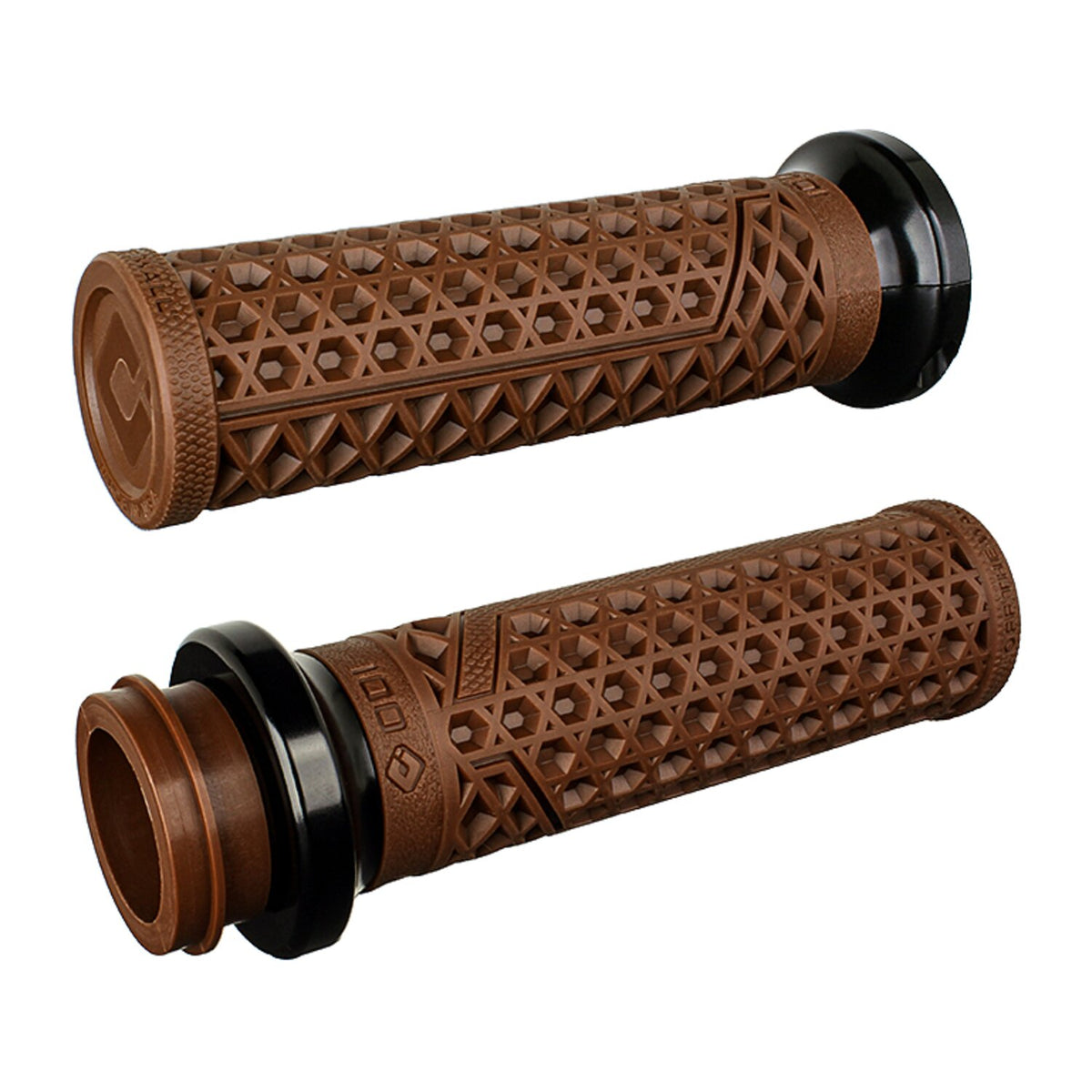 ODI, V-twin lock-on grips vans signature, tbw. brown