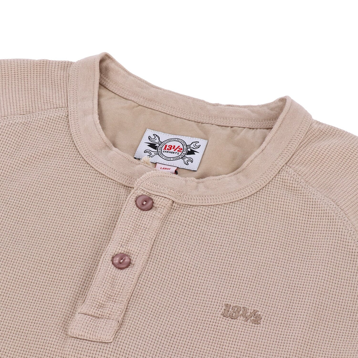 13 1/2 Waffle jersey sand