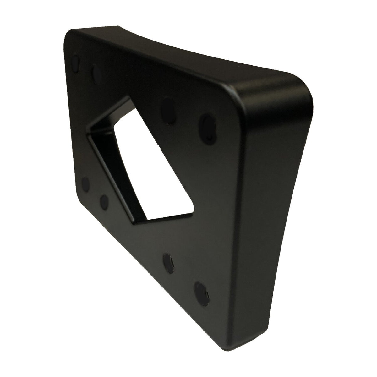 DMP, license plate frame mount block. Small angle