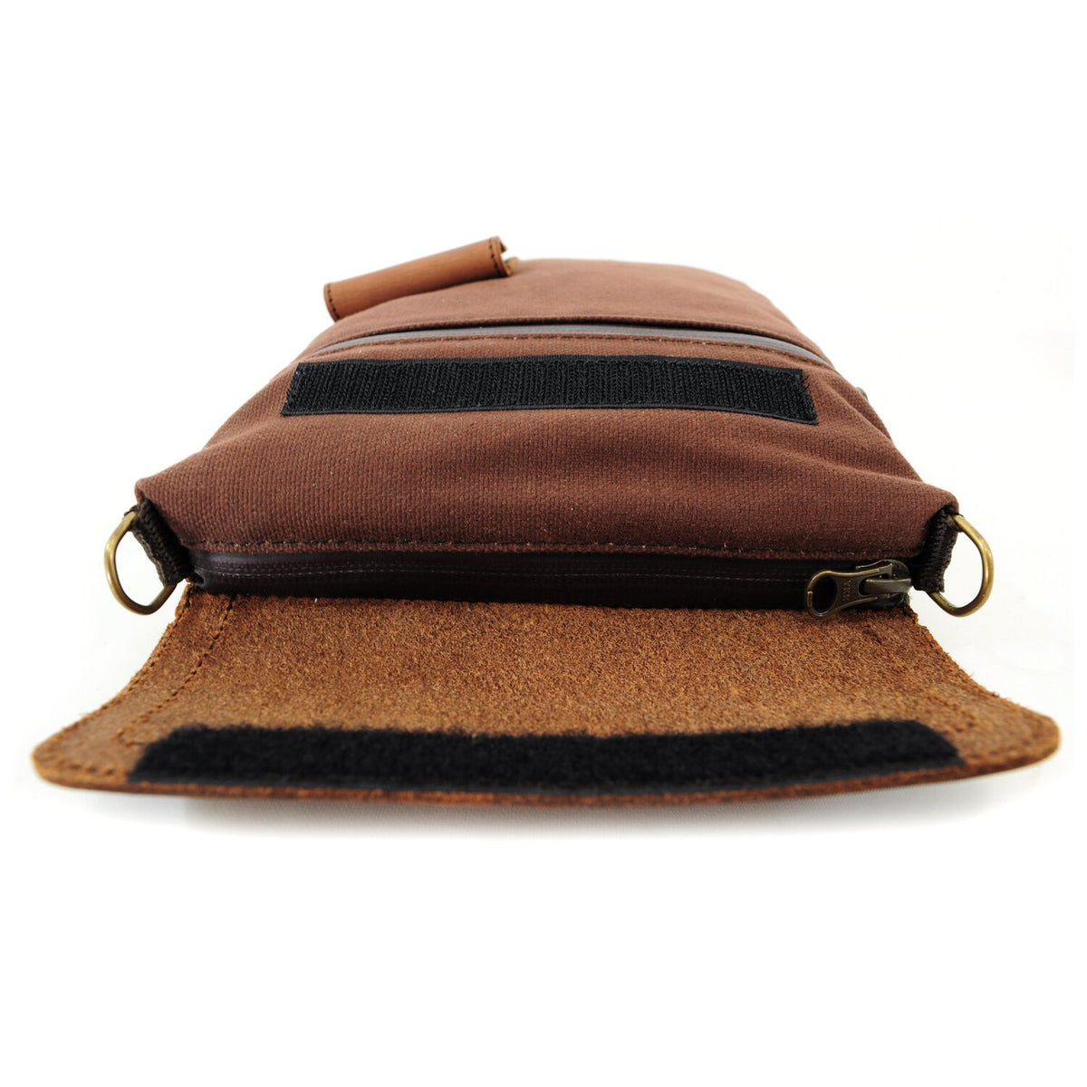 Longride, small Heritage waxed duffle/tank bag. Brown/Ranger