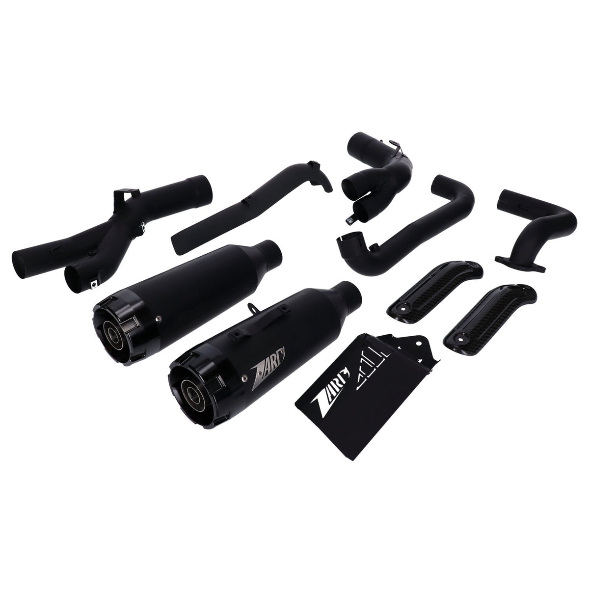 Zard, 2-1-2 Nightster 975 exhaust system. Black