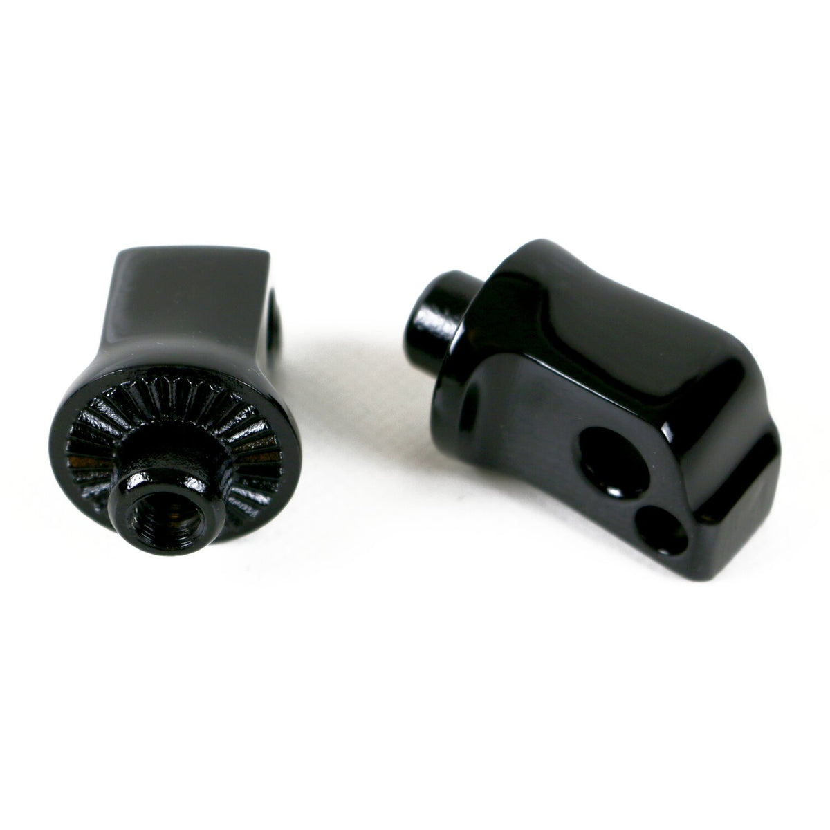 Kodlin, splined passenger peg adapter. Black