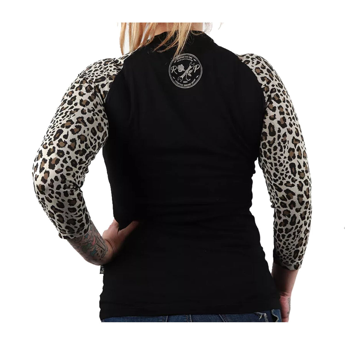 Rusty Pistons Nocatee female 3/4 sleeve black