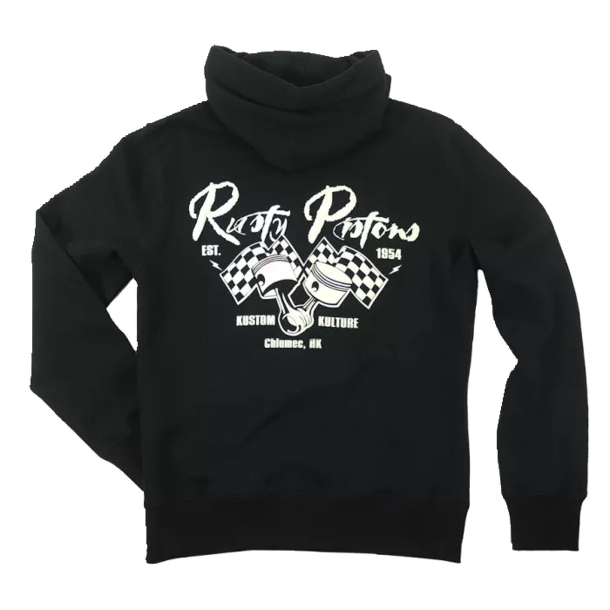 Rusty Pistons Riggins zip hoodie black