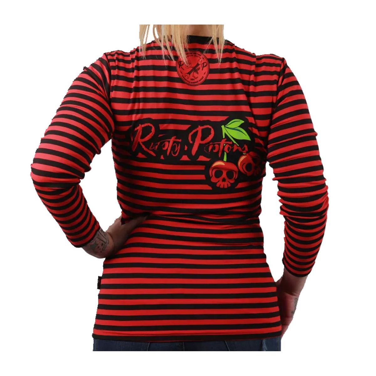 Rusty Pistons Mesa female 3/4 sleeve red/black