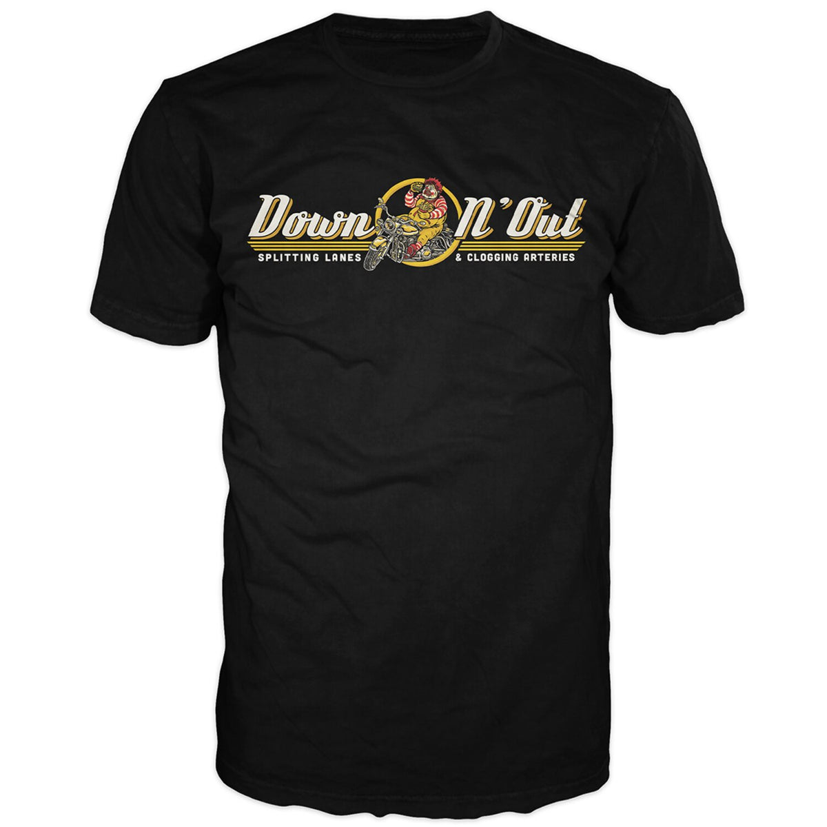 Down-n-Out Bloated Baggers t-shirt black