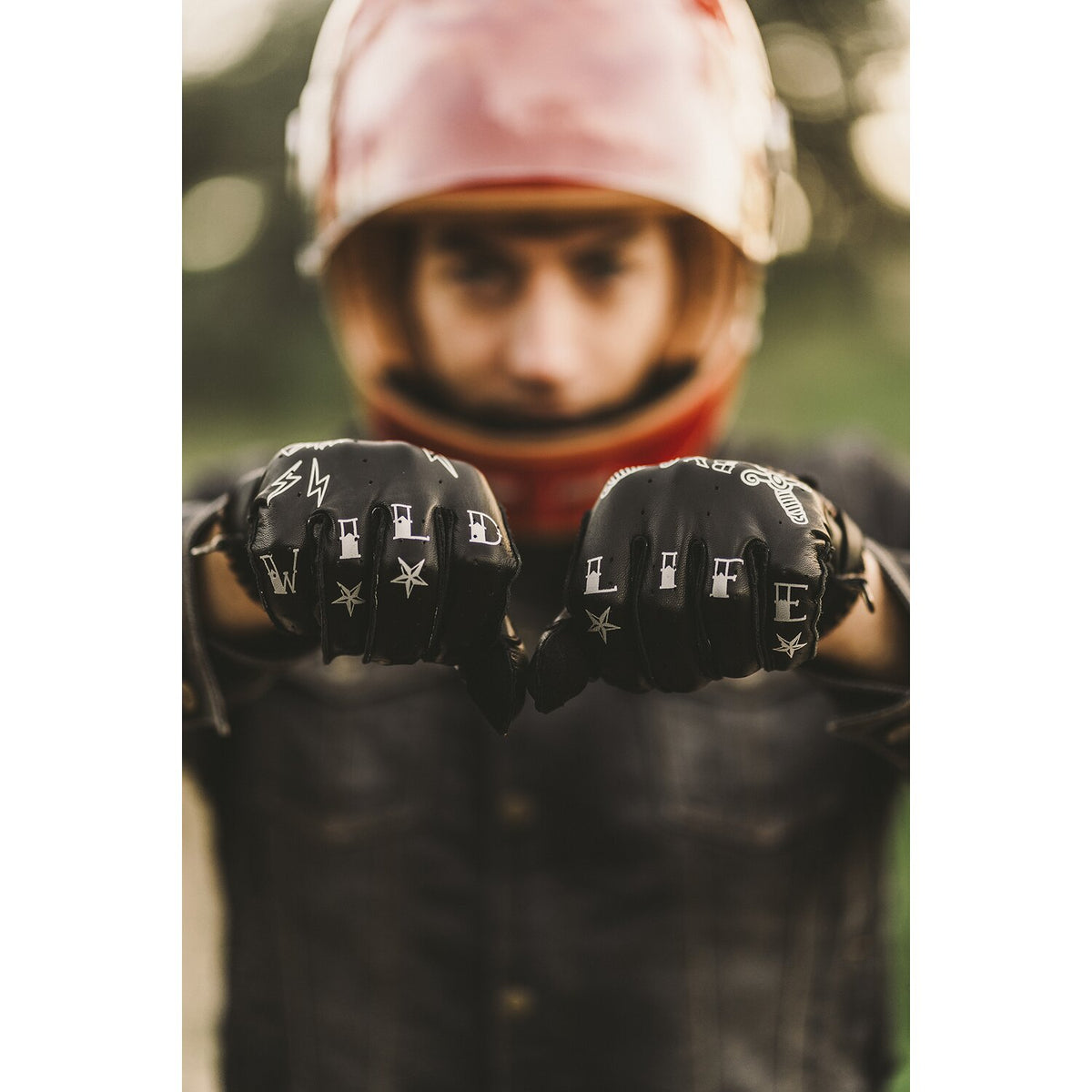 By City Second Skin gloves tattoo black