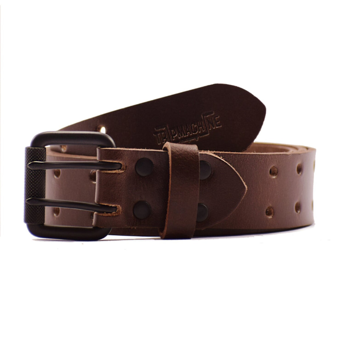 Trip Machine Belt Double pin tobacco brown