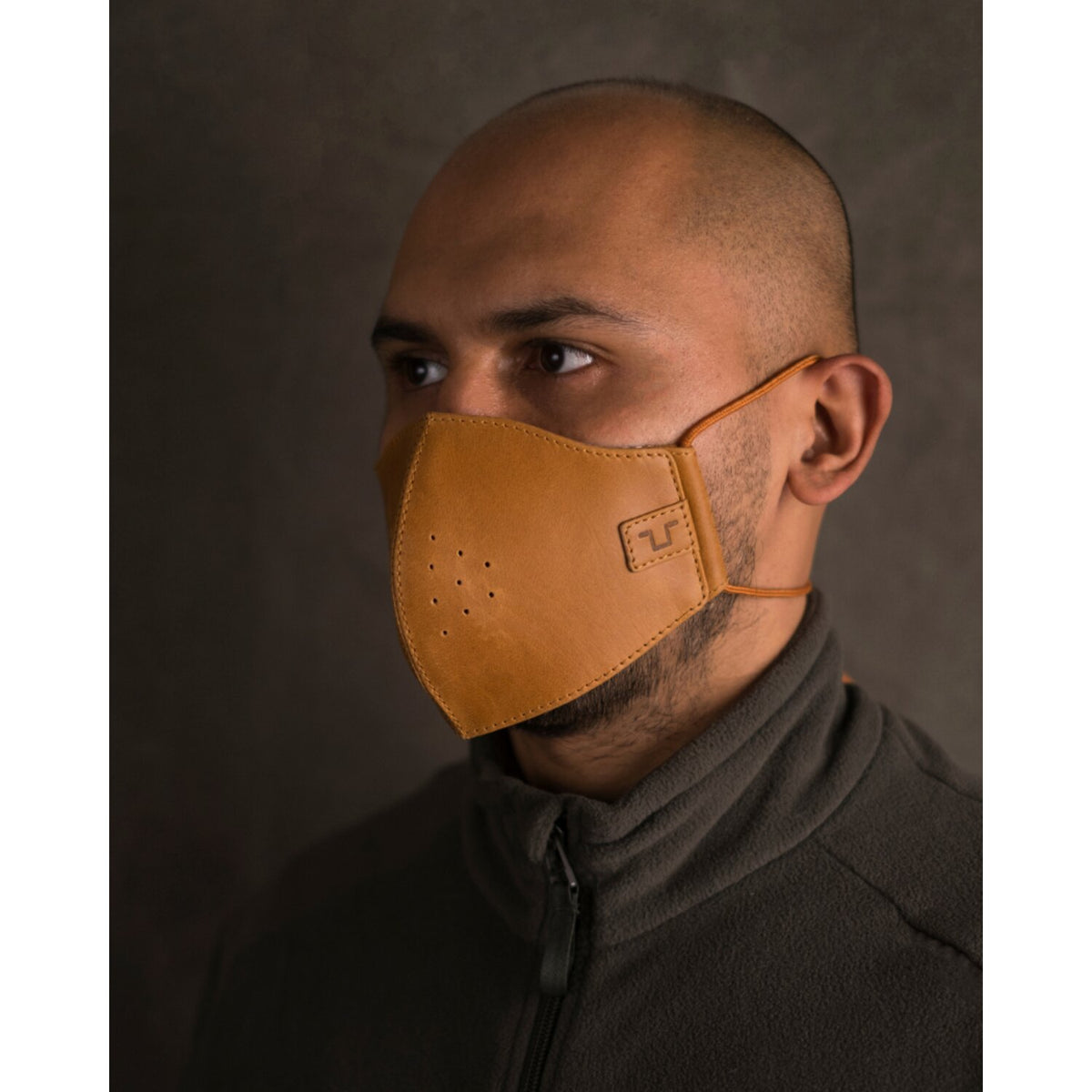 Trip Machine Face mask vintage tan