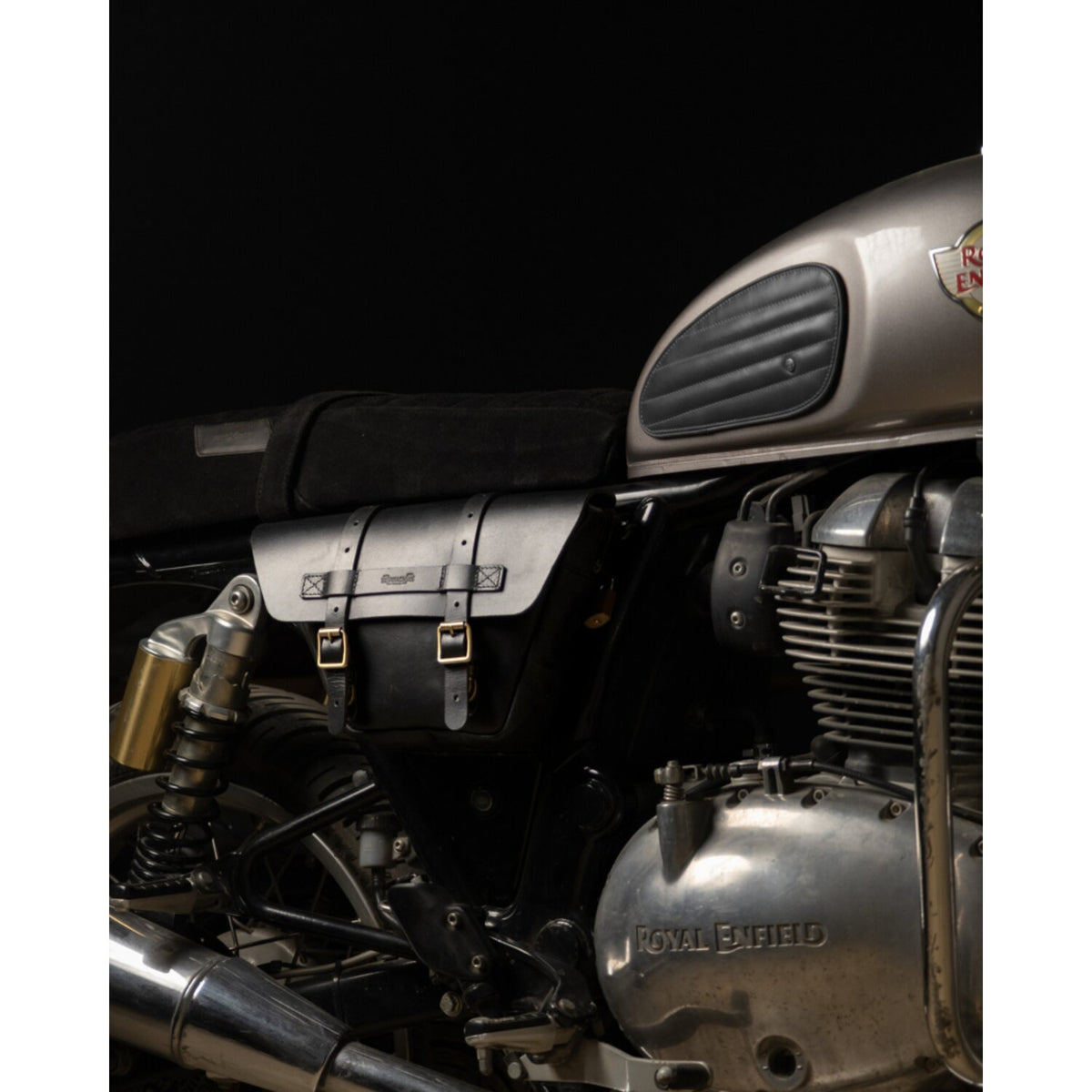 Trip Machine, Wingman side panel bag set. Black