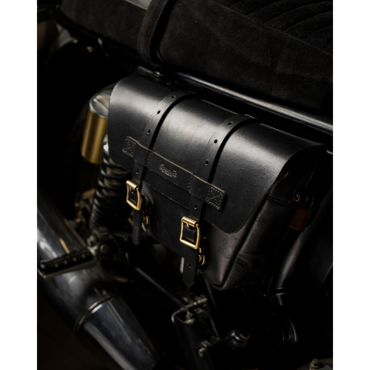 Trip Machine, Wingman side panel bag set. Black