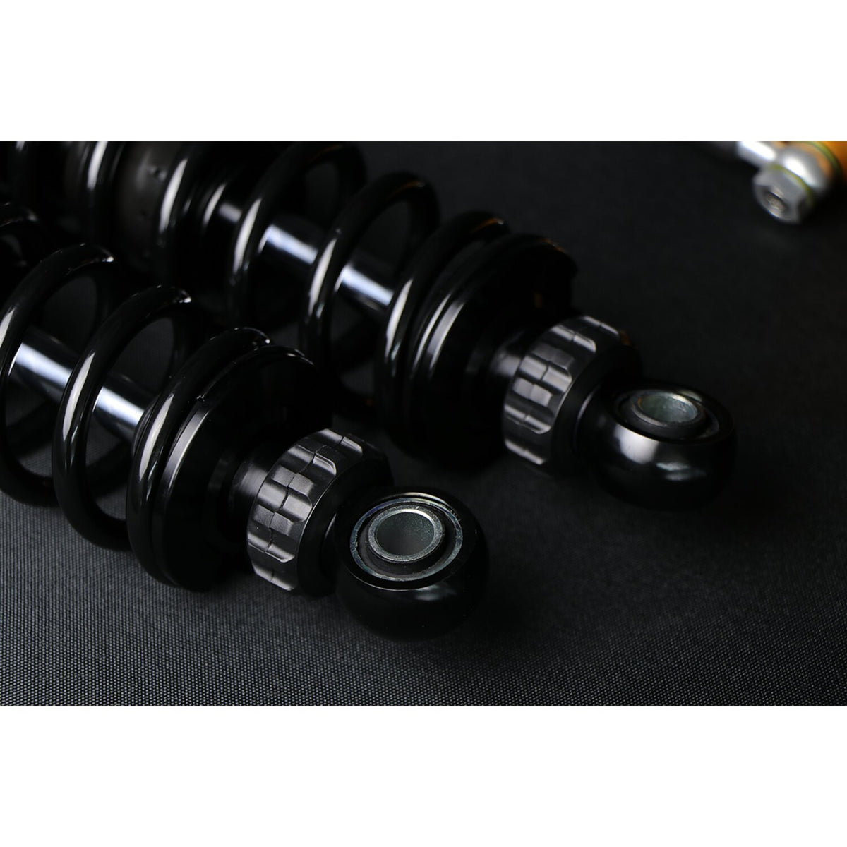 Ohlins, STX36 Blackline rear shocks. Gold reservoir. 12"