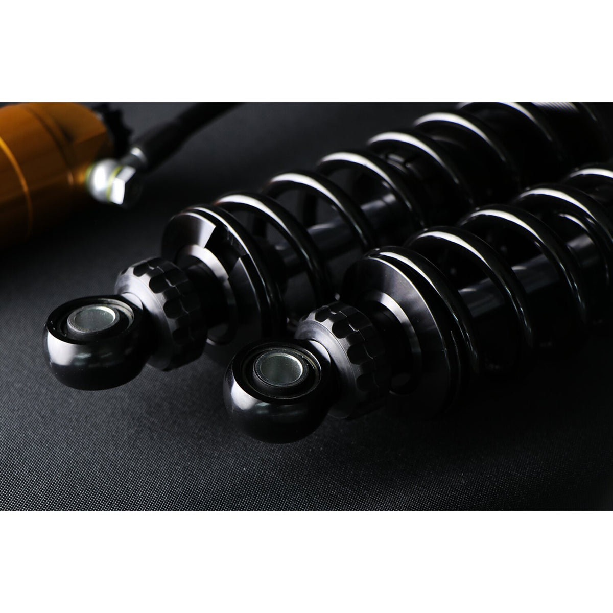 Ohlins, STX36 Blackline rear shocks. Gold reservoir. 12"