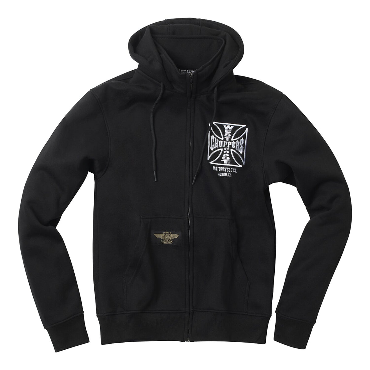 WCC OG ATX zip hoodie black