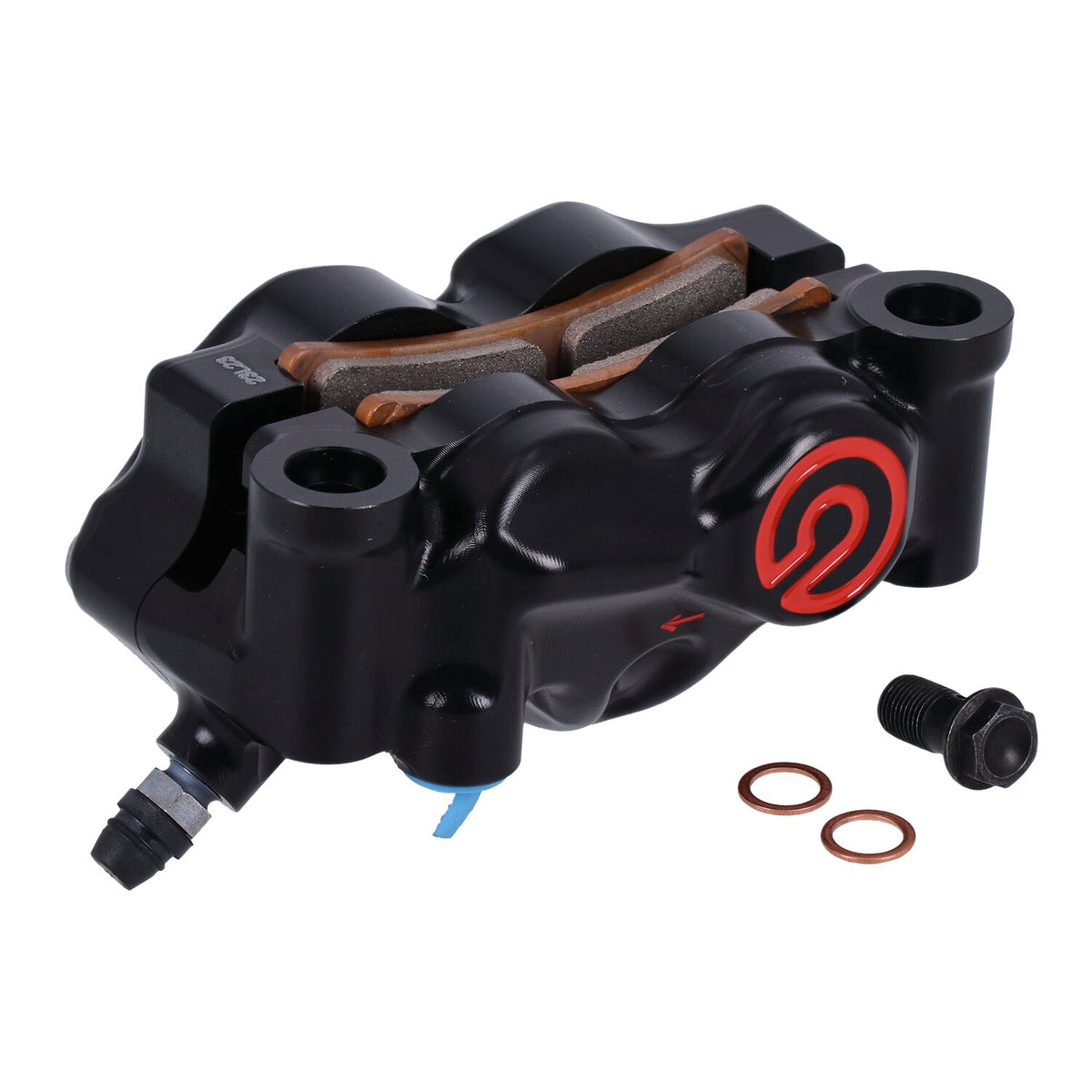 Brembo, 484 radial brake caliper. Right. Black