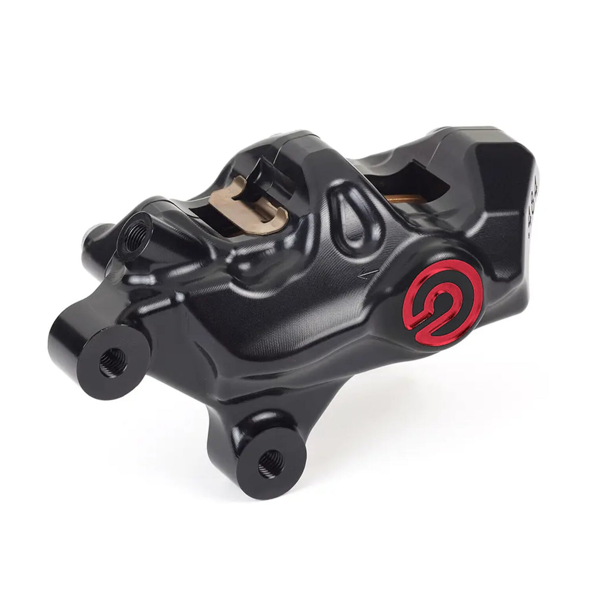 Brembo, 484 custom bolt-on caliper. Left front. Black
