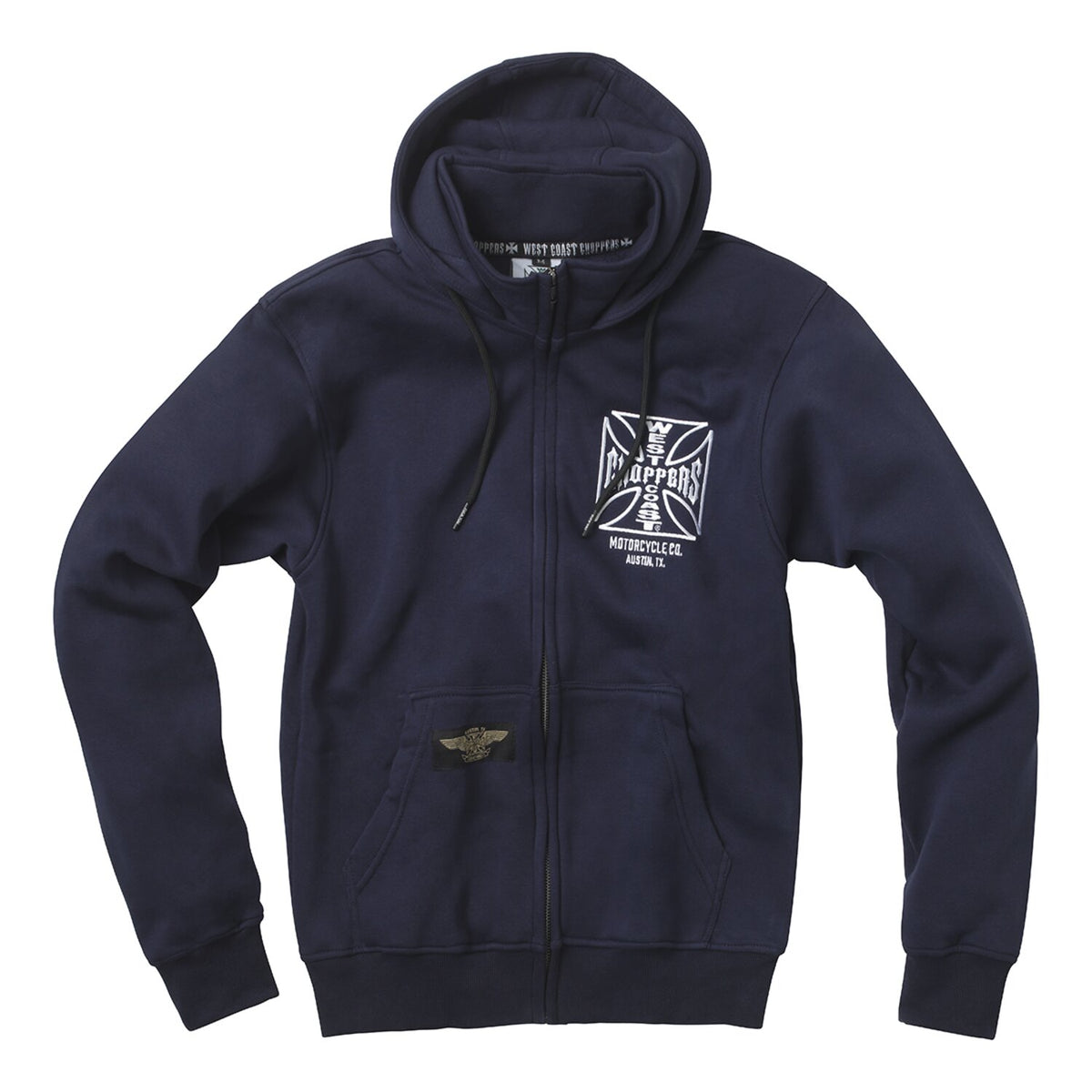 WCC OG ATX zip hoodie navy blue