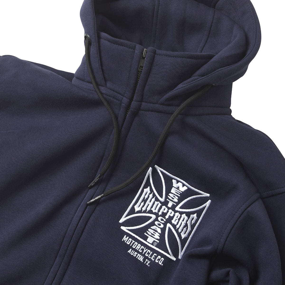 WCC OG ATX zip hoodie navy blue