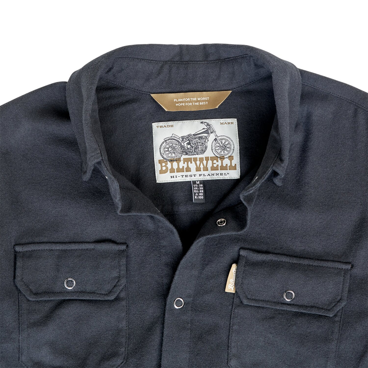 Biltwell Hi Test Flannel shirt black