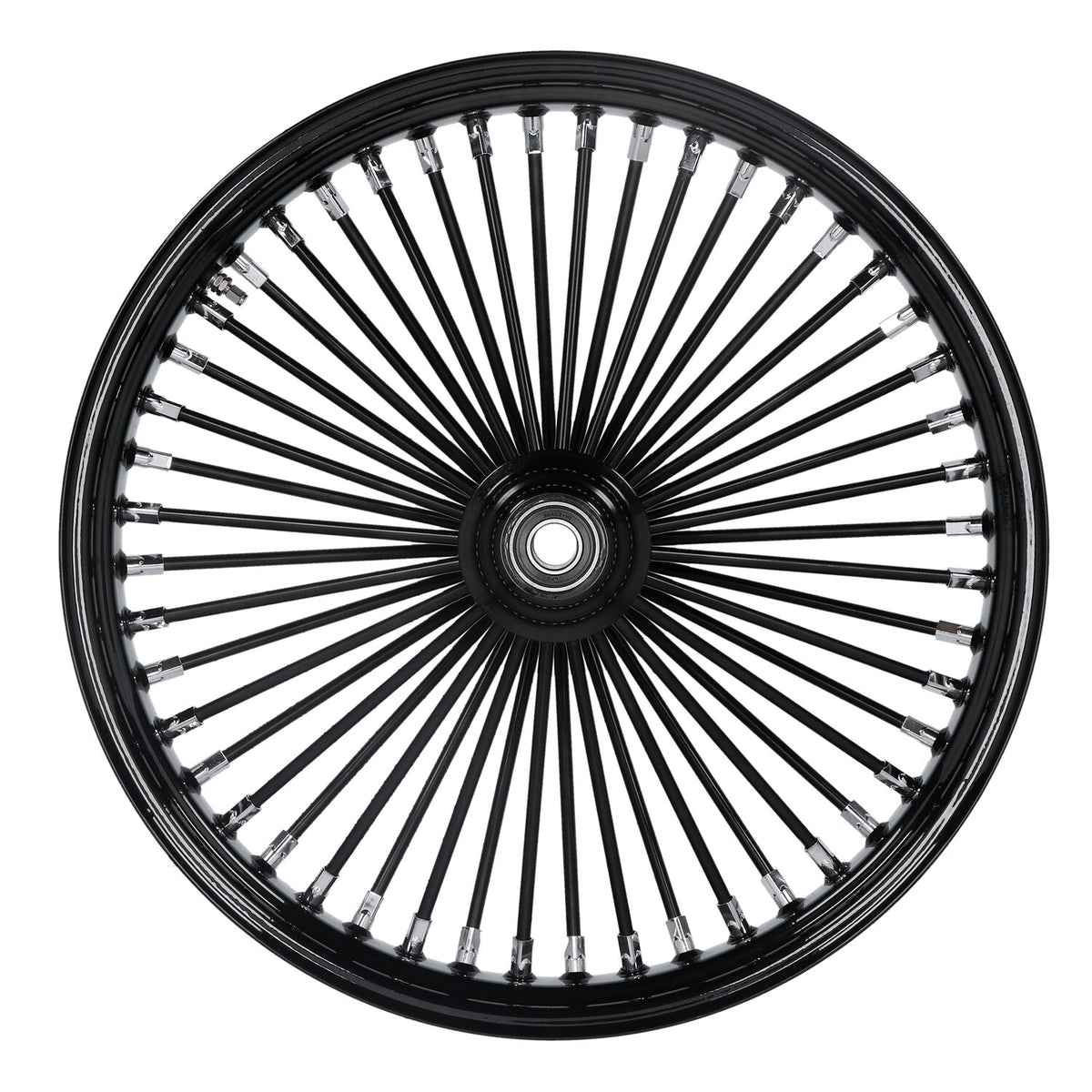 MCS radial 48 fat spoke front wheel 3.50 x 21 SF black