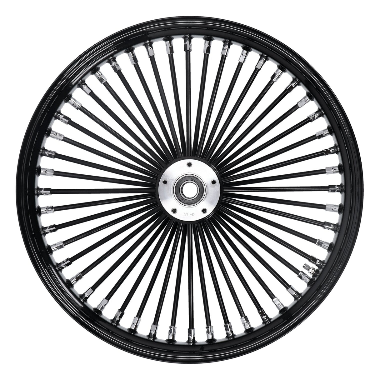 MCS radial 48 fat spoke front wheel 3.50 x 21 SF black
