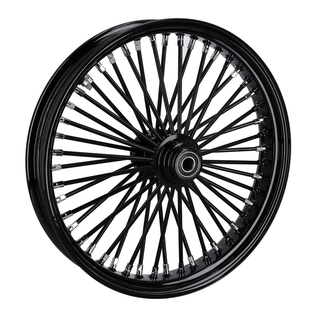 MCS radial 48 fat spoke front wheel 3.50 x 21 SF black