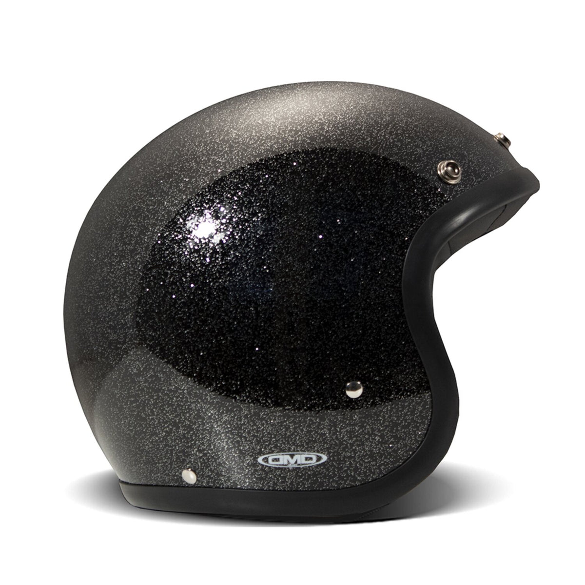 DMD Retro helmet Glitter Black