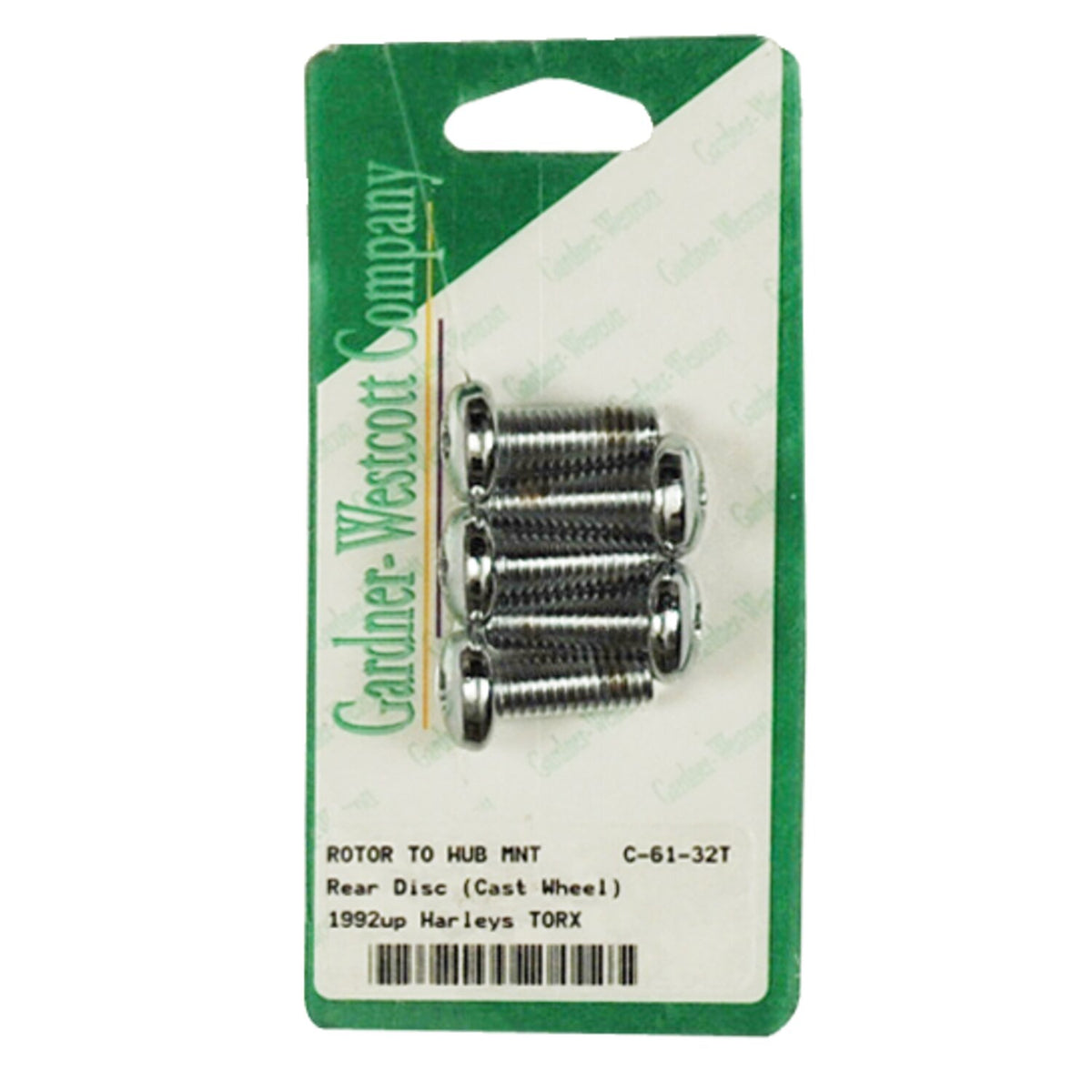 Garner-Westcott, front/rear brake rotor bolt kit. Torx