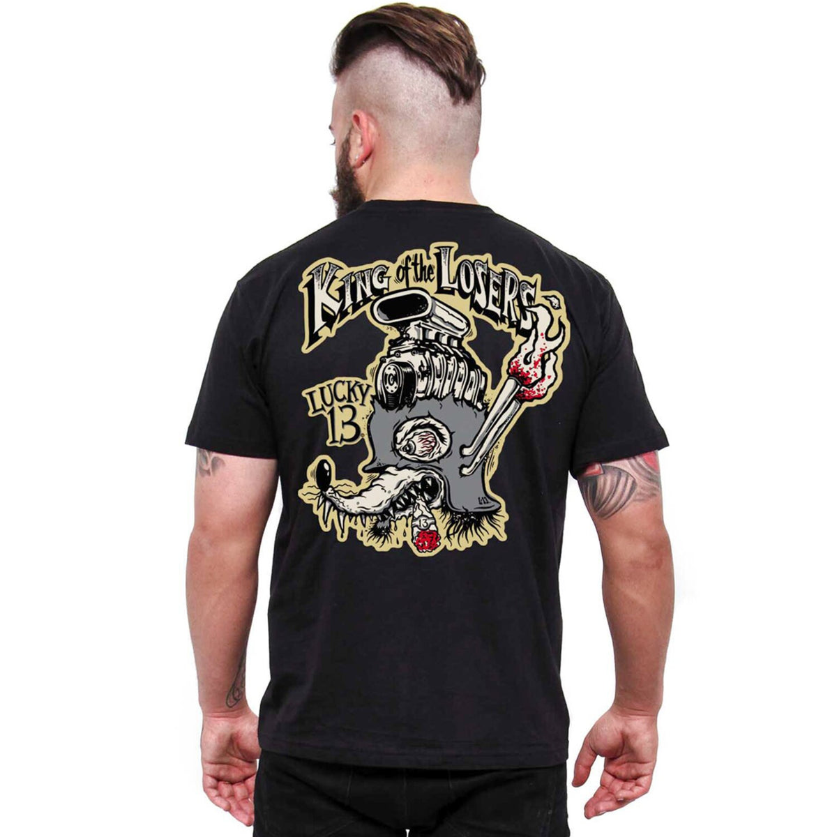 Lucky 13 King Of Losers t-shirt black 
