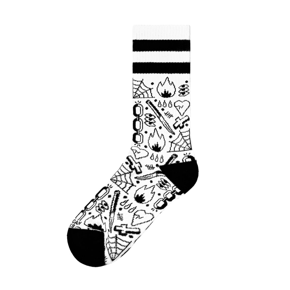 American Socks Broken Chain Mid High socks